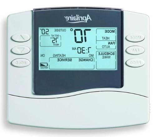 Aprilaire 8463 Thermostat, Programmable Dual Powered Thermostat