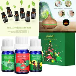 W/10ml Aromatherapy Essential Oils Xmas Gift Set