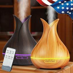 Led Ultrasonic Essential Oil Aroma Diffuser Remote Control