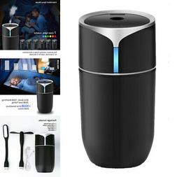 Air Purifier Led Ultrasonic Diffuser Fountain Portable Humid