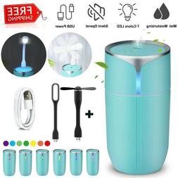Diffuser Essential Ultrasonic Car Home Aroma Air Purifier La