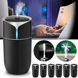 Car Home Usb Led Lamp Aroma Diffuser Mist Purifier+gift