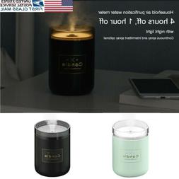 Candle Romantic Soft Light Mist Maker Diffuser#